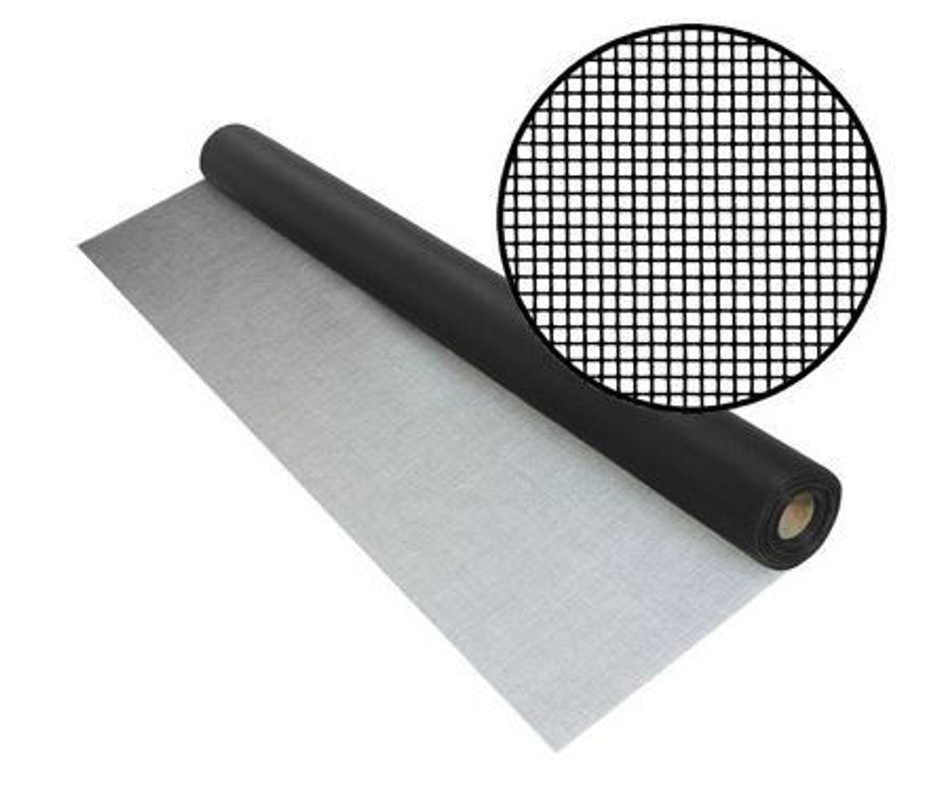 UV-bestendige houtskool PVC glasvezel scherm buitenste patio zwembad insecten mesh 100ft lang