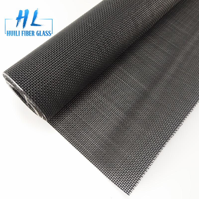 280 g/m2 Zwart polyester mesh Screen Rolls 100m Lengte 15x11 Mesh Count met 0,35mm Draaddiameter