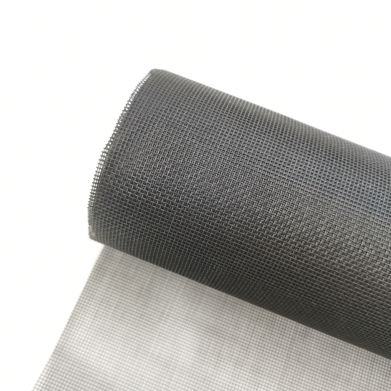 Lichtgewicht Duurzaam PET Mesh Screen Gemakkelijk te installeren 280g/m2 360g/m2 Zwart Grijs 15x11 Mesh Count