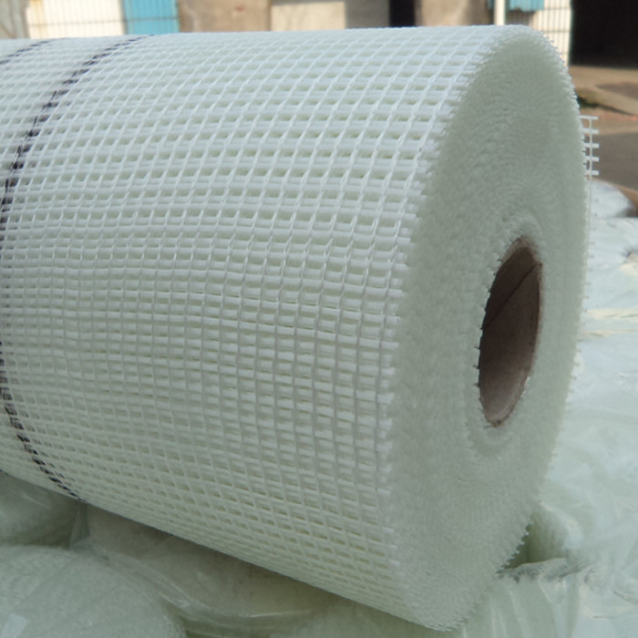 Wit glasvezel mesh met 800N treksterkte waterbestendigheid voor wandversterking