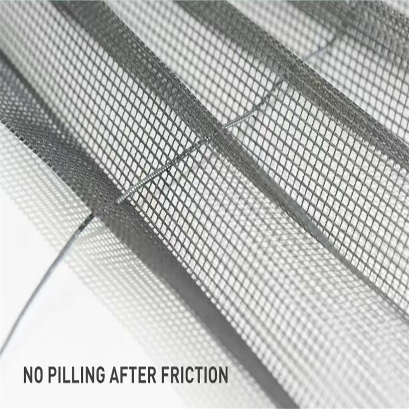 Uitbreidbare 18 mm opvouwbare hoogte Anti-insect Plisse Screen voor ramen en deuren