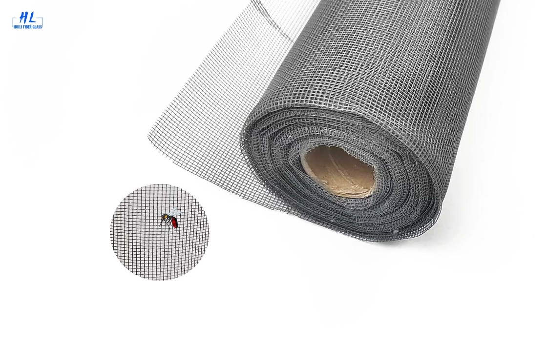 20x22 Glasvezel vliegscherm 0.3-3M Breedte 0.25mm Garensdiameter 100g/m2 Standaardgewicht