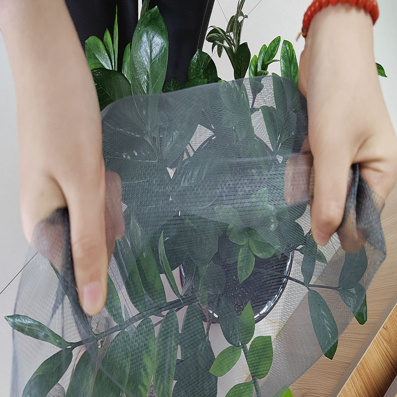 Op maat gemaakt PVC bedekt muggenbestendige ruit Voor slaapkamer deur Oranje bedekt