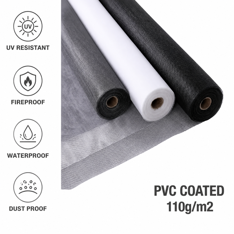 Sterke productiecapaciteit 24x24 Mesh Niet-giftig en veilig UV-bescherming Venster scherm Glasvezel Venster scherm Stijlvol Venster scherm