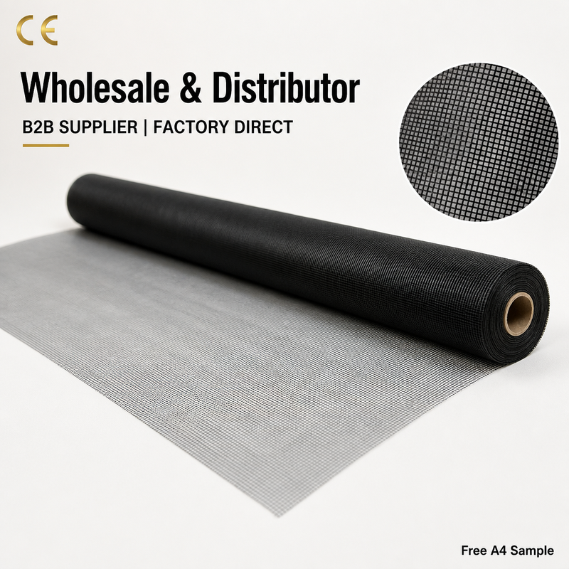 Gecertificeerd volgens de internationale normen 135g 22x22 Mesh Corrosiebestendig Duurzaam Vliegscherm Mesh Screen Tear Resistant Screen