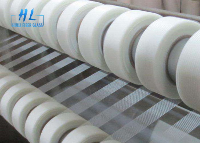 65 gms Plain Woven Glass Cloth Adhesieve Tape Glasvezel Mesh Tape voor gipsplaten