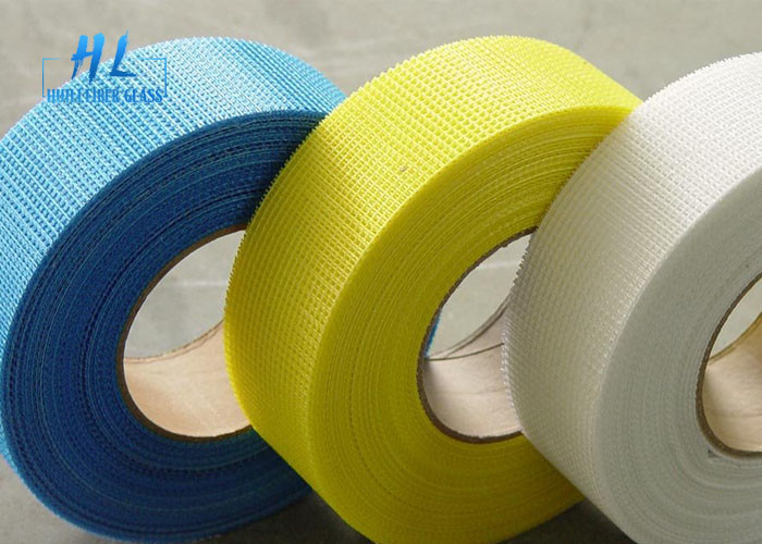 60-65 g/m2 Plain Woven Fiberglass Tape 500°C Hittebestendig Kleefmiddel Latex Glue 50m Lengte