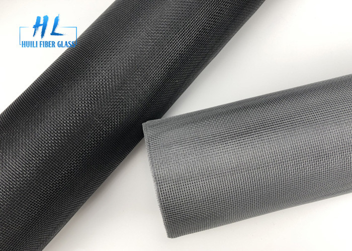 48ft*100ft pvc Met een laag bedekte 105g het Netwerk Zwarte Kleur 18*16 van de Glasvezelmug