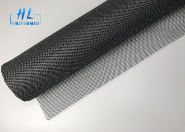 48ft*100ft pvc Met een laag bedekte 105g het Netwerk Zwarte Kleur 18*16 van de Glasvezelmug