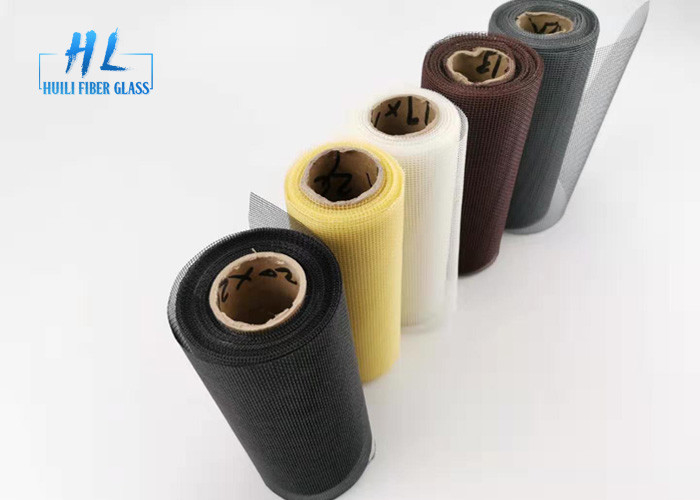 Pvc bedekte Vuurvast Zwart de Mugnetwerk van de kleurenglasvezel voor het Verhinderen met een laag