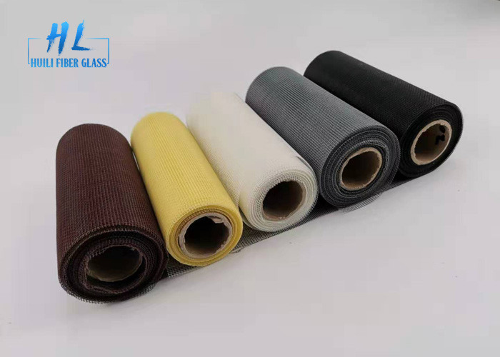 Pvc bedekte Vuurvast Zwart de Mugnetwerk van de kleurenglasvezel voor het Verhinderen met een laag