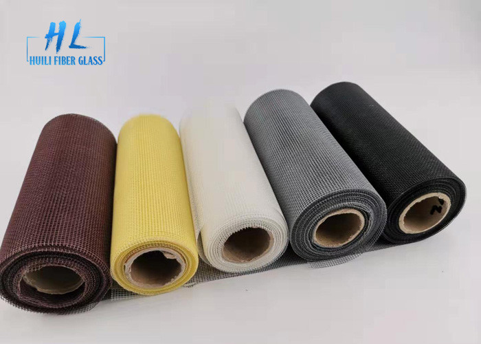 Pvc bedekte Vuurvast Zwart de Mugnetwerk van de kleurenglasvezel voor het Verhinderen met een laag