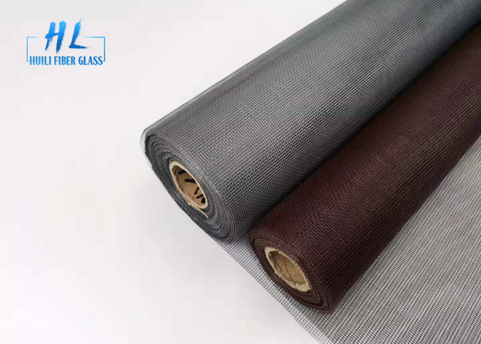 1.2m donkere glasvezel mesh stof met haak sluiting 18*16 mesh 30m lang