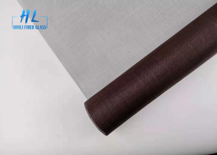 4ft*100ft het Bruine van het het Vensterscherm van de Kleurenglasvezel Duidelijke Stofdichte Weefsel
