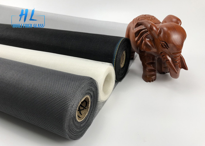 1.2m donkere glasvezel mesh stof met haak sluiting 18*16 mesh 30m lang