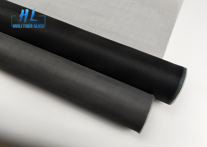 18*16 Plain Weave Fiberglass Mesh Screen Roll - Standaard Zwart/Grijz - Hook Close - Kleurenopties