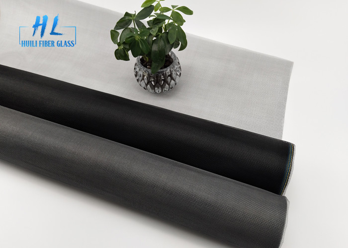 UV-bestendige glasvezel muggennet Max 3,0m breed haak dicht weg plain weefsel 18 * 16 mesh
