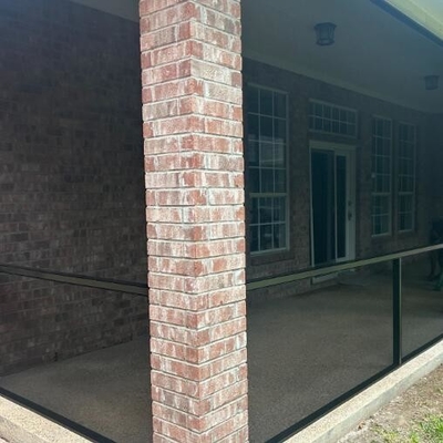 PVC glasvezel zwembad patio scherm voor buiten