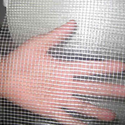Sterkte C Glasvezel Mesh Wit / Blauw Vierkante Gat Mesh Rollen voor Muur