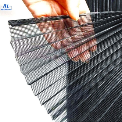 Aanpasbaar 18 mm Pleated Hoogte Vliegscherm Breedte 0,5m-3,5m