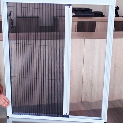 Fold Height 15mm Plisse Insect Screen Voor Pleated Door Screen Mesh Muskietnet