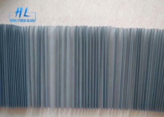 18 mm vouwhoogte 20x20 mesh UV-bestand pleat insektenscherm voor ramen en deuren