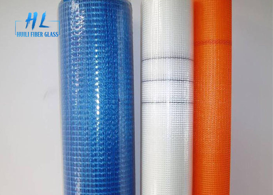 Geweven Glasvezelnetwerk 4*4mm Alkali Bestand van 160g voor Buitenmuur en Dak