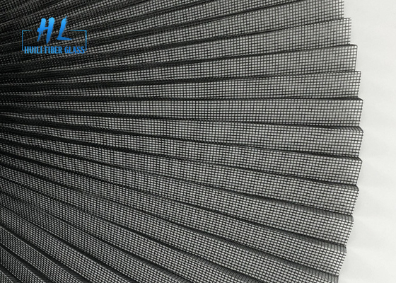 Geplooid Netwerk 16mm het de Vervangingsscherm Grijze 2.5m*30m pp van de Plisséglasvezel