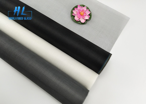 Waterdicht Plain Weave Glasvezel Fly Screen Groen Speciale Kleur 0.011 Inches Hook Close Way